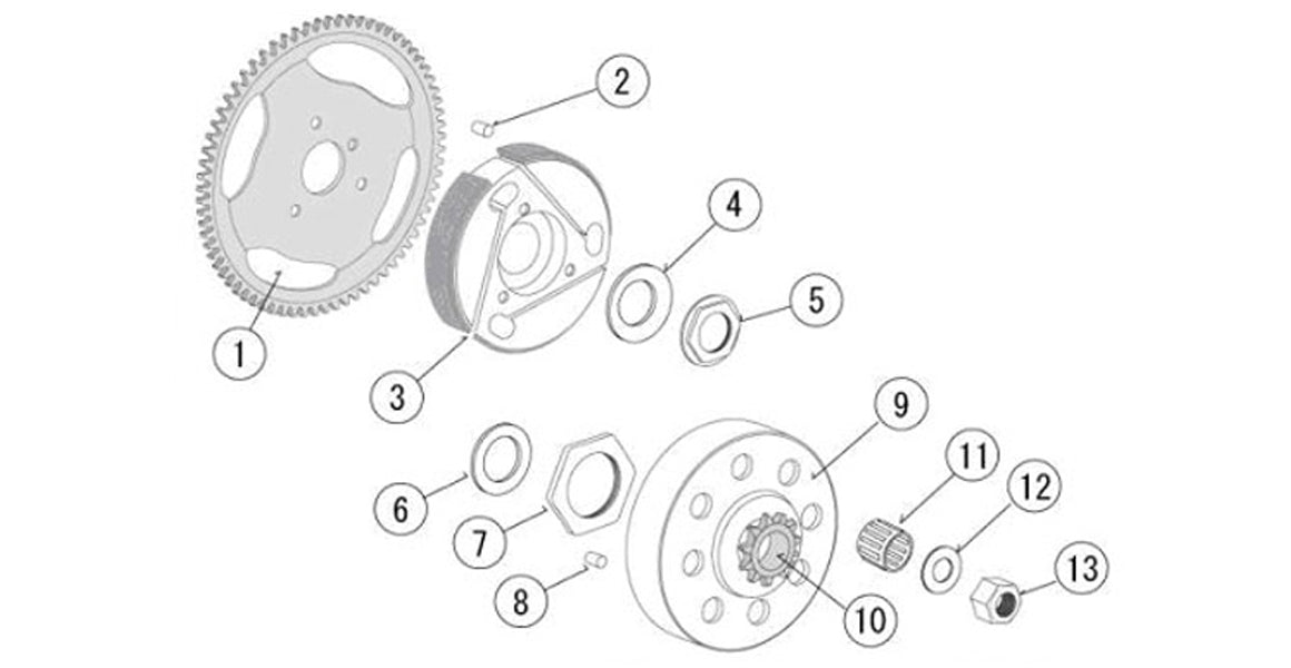 PRD Fireball Clutch Parts