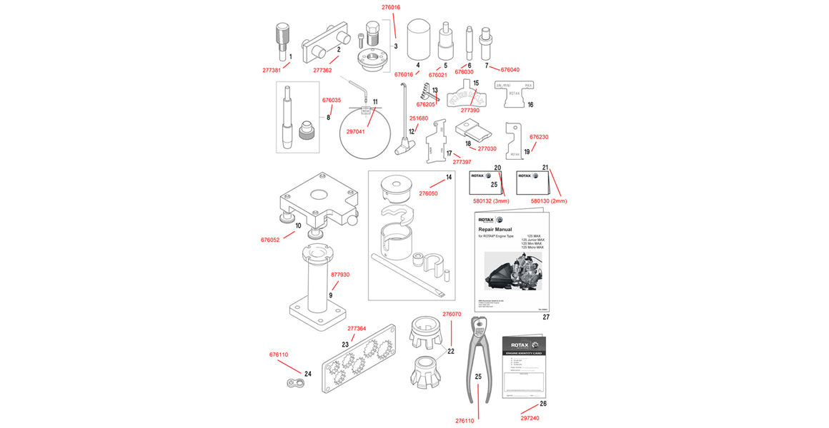 Rotax Max Engine Tools