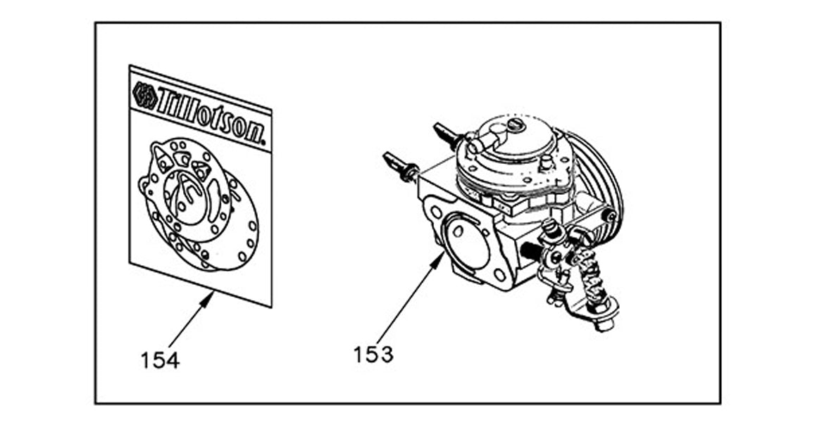 Vortex Rok VLR Tillotson HW-48A Carb Parts