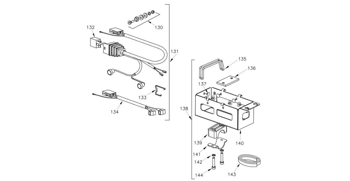 Vortex Rok VLR Wiring Harness Parts