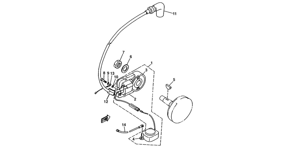 Yamaha KT100 Ignition Parts