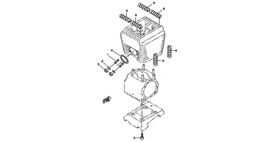 Yamaha KT100 - Engine Parts Collections - Shop Karting Parts | Comet ...