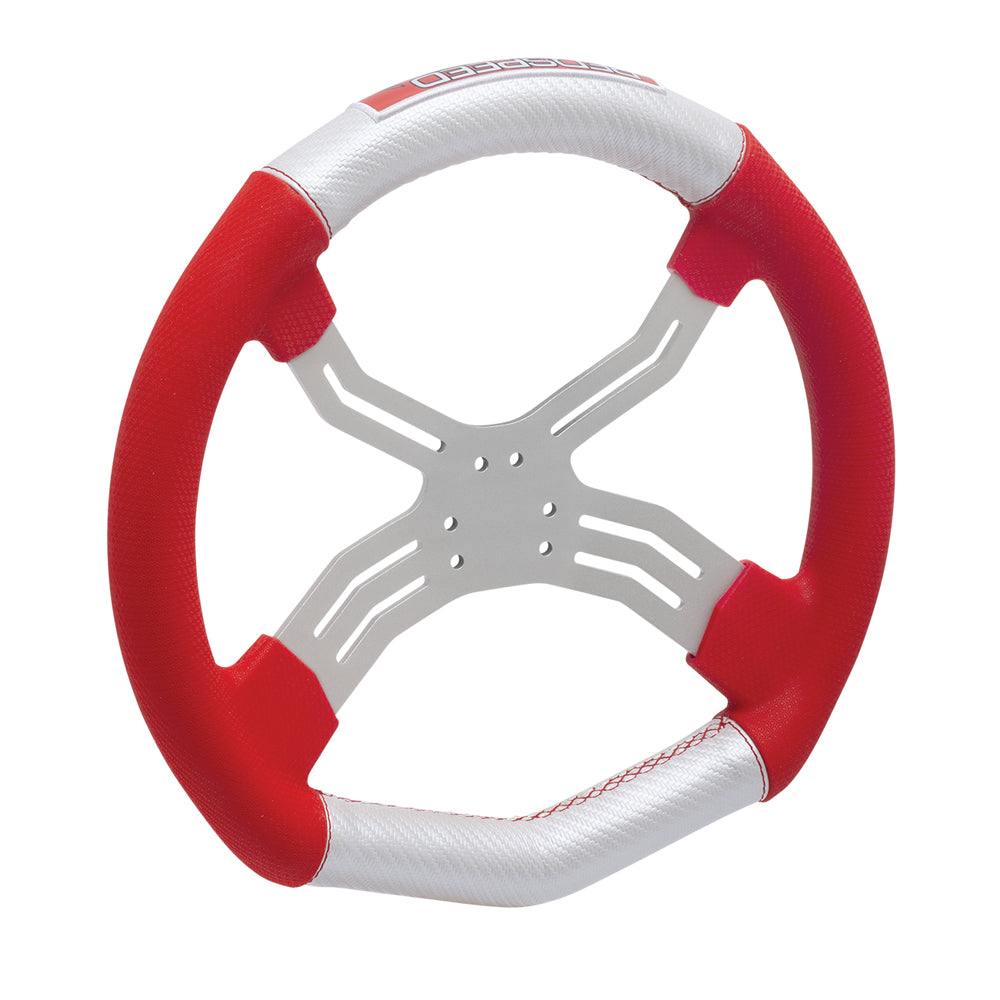 0083.EAR OTK Redspeed 6 Hole Four Spoke Steering Wheel with High Grip Hand Material