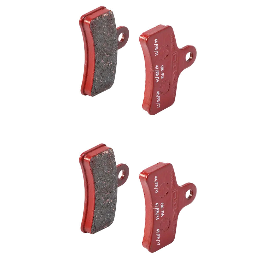 D. 0100.F2KIT Tony Kart OTK BS7 Front Brake Pad Set of 4 Pads