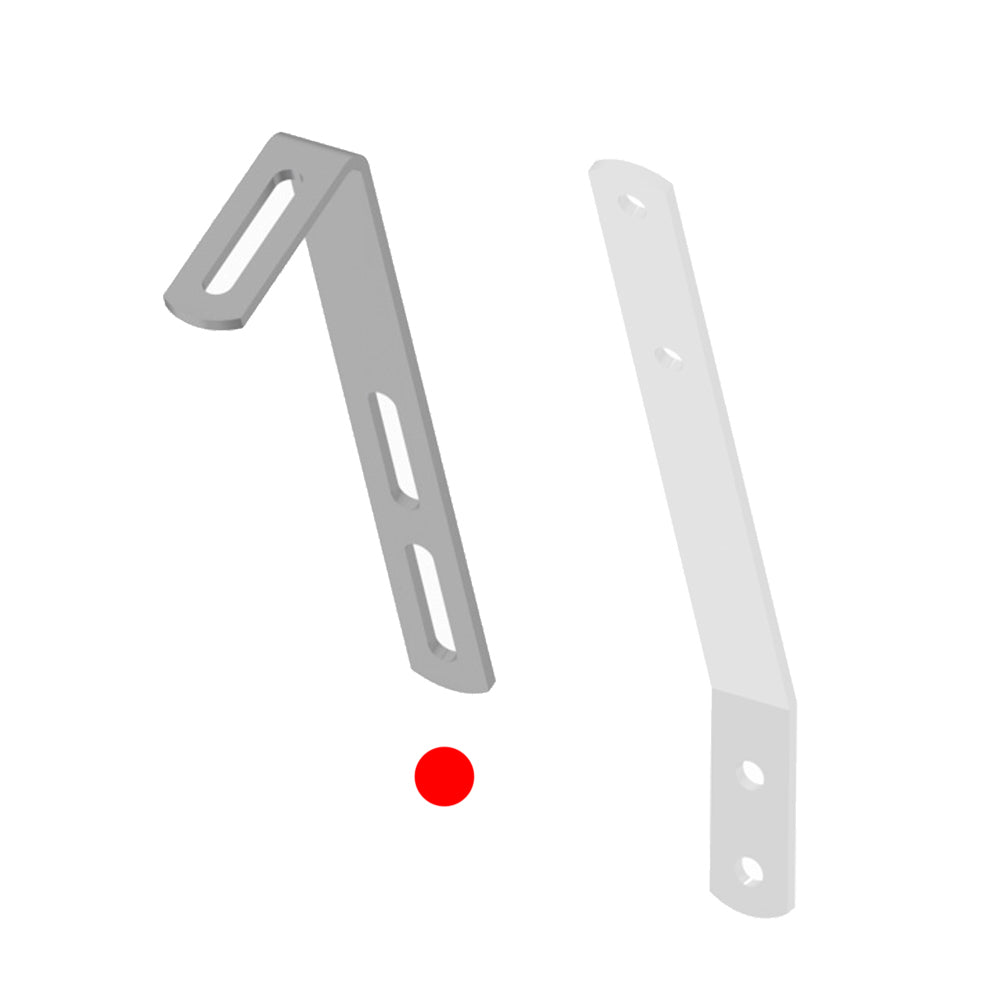 New! 0305.G0E Tony Kart OTK M11 Driver Panel Lower Steel Driver Panel Support, 90 Degree