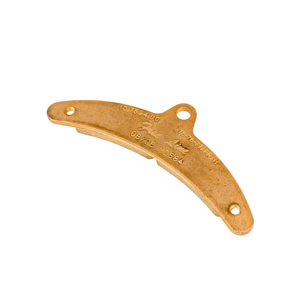 4. 10.7594.00 Birel Rear Brake Pad 135x10 Synthetic CX, SINGLE PAD
