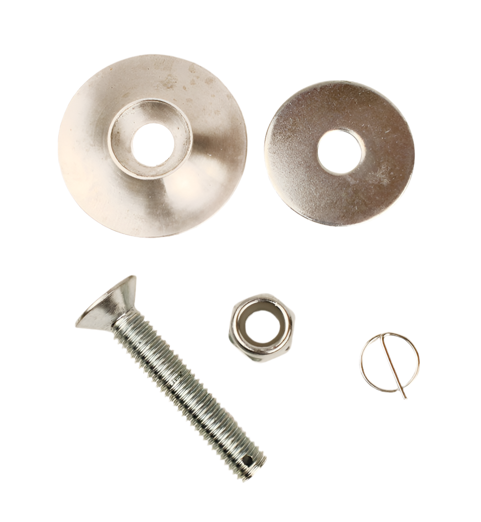 Rectangle Lead Weight Flat Head Drilled Bolt Kit with Clip