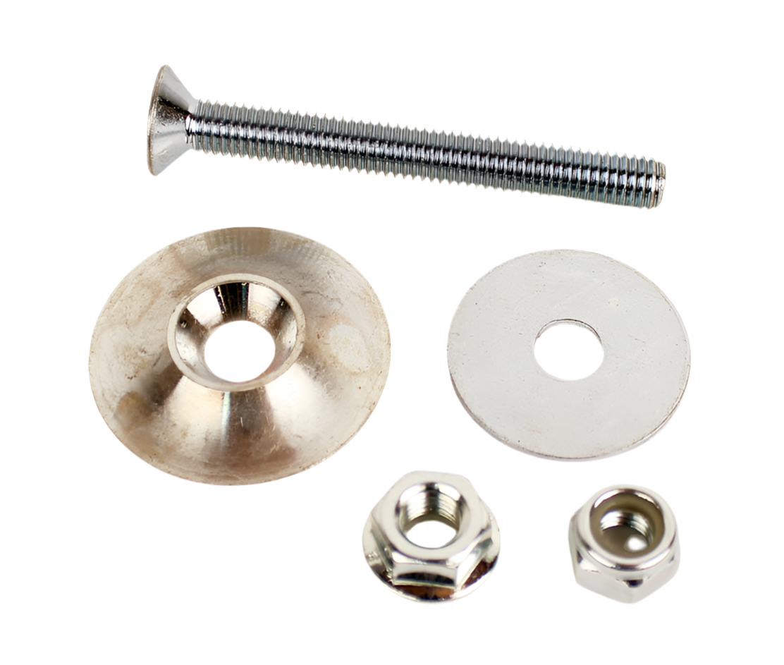 LBK-04 Round Lead Weight Flat Head Bolt Kit, Double Nut