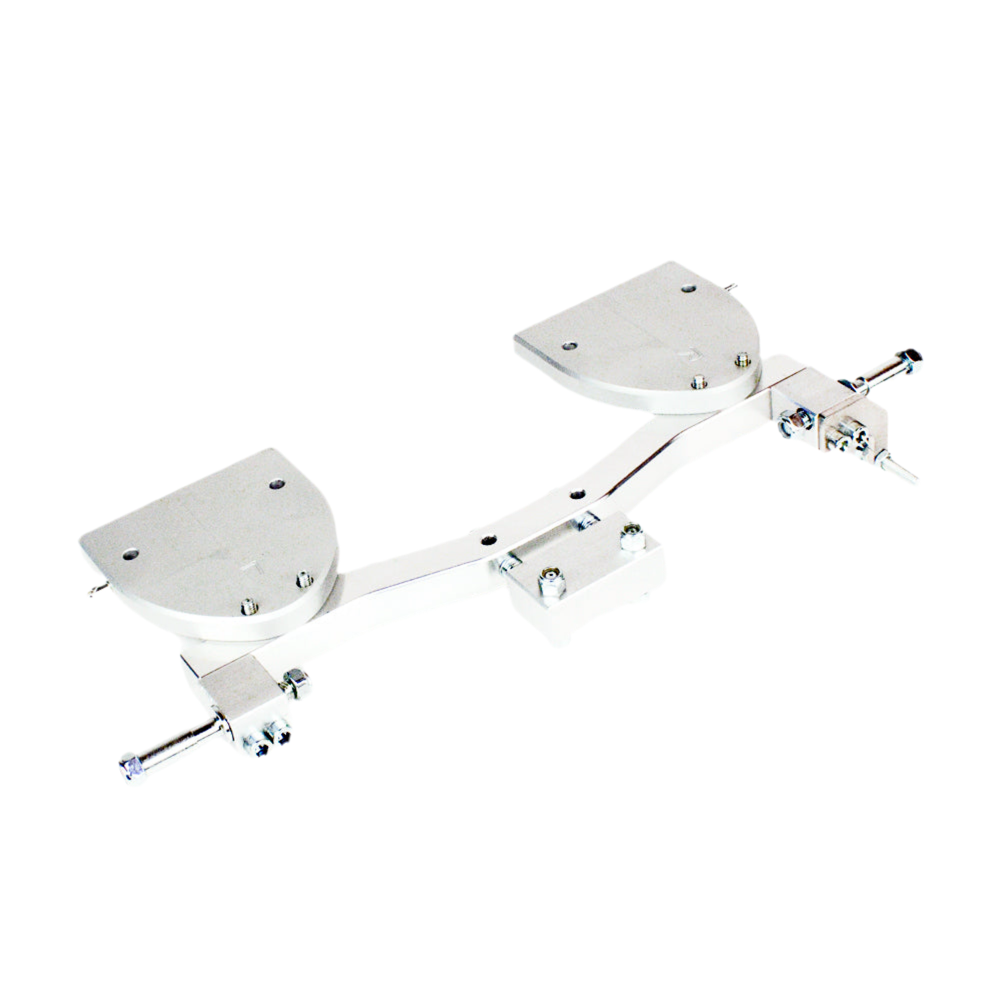 WildKart Aluminum Universal Pedal Relocator Kit and Heel Rest