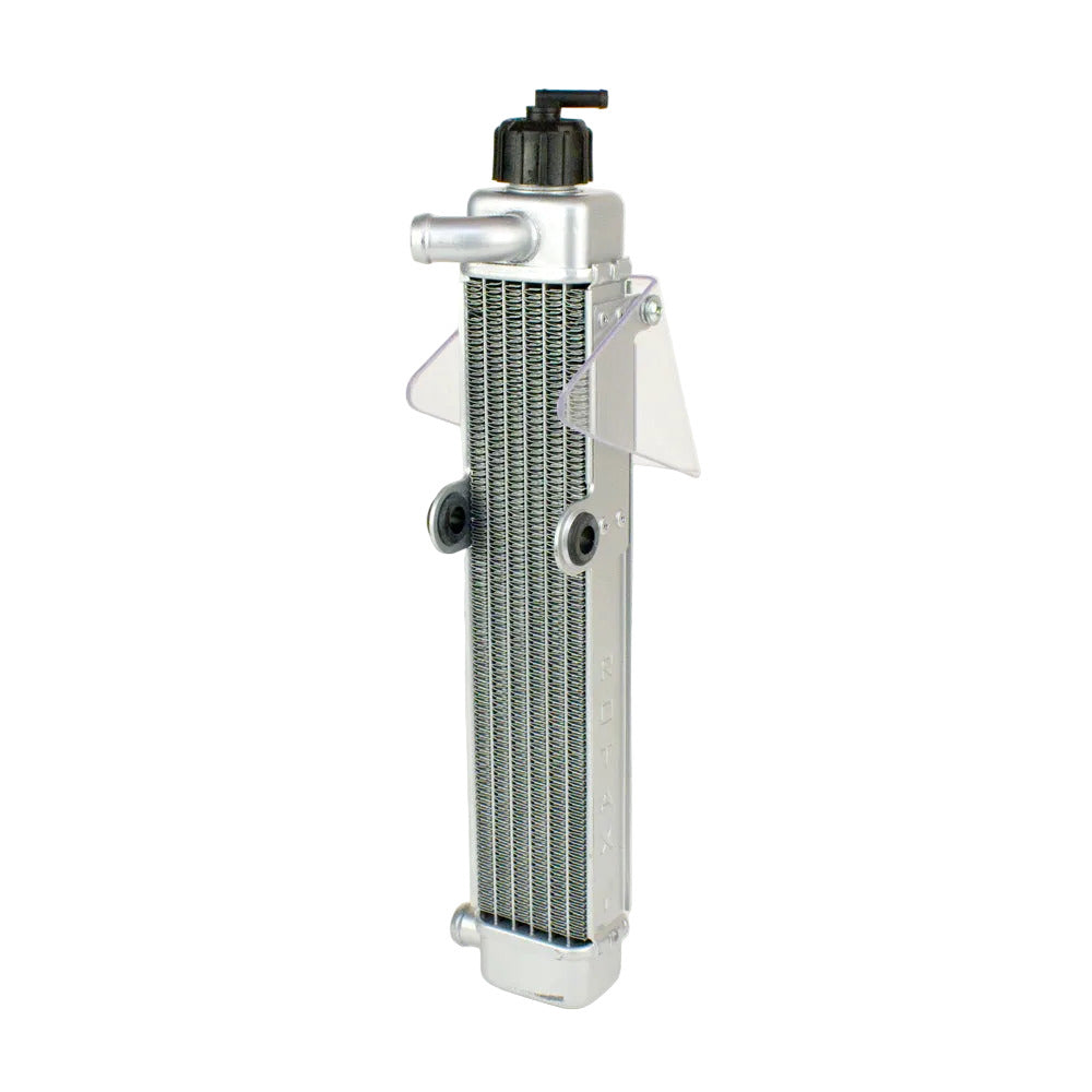 13-17. 295923 Rotax Max Micro Radiator Assembly with Cap & Adjuster Flap