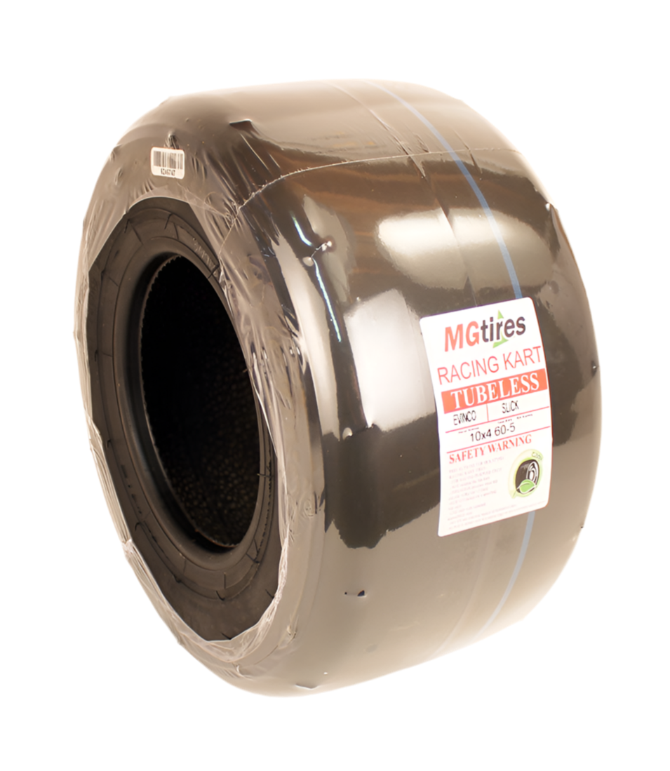 Evinco SKH2 Blue 10x460-5 Slick Kart Racing Tire - CASE OF 12 TIRES