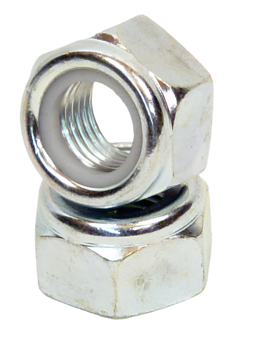 Metric 14mm Nylock Lock Nut for 17mm Front Spindle Shafts