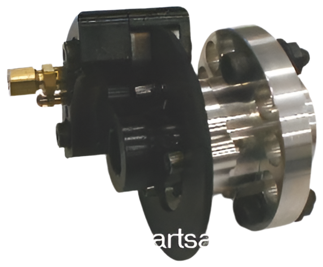 Hegar 5 inch Front Brake Assembly, One Wheel 5/16" Studs