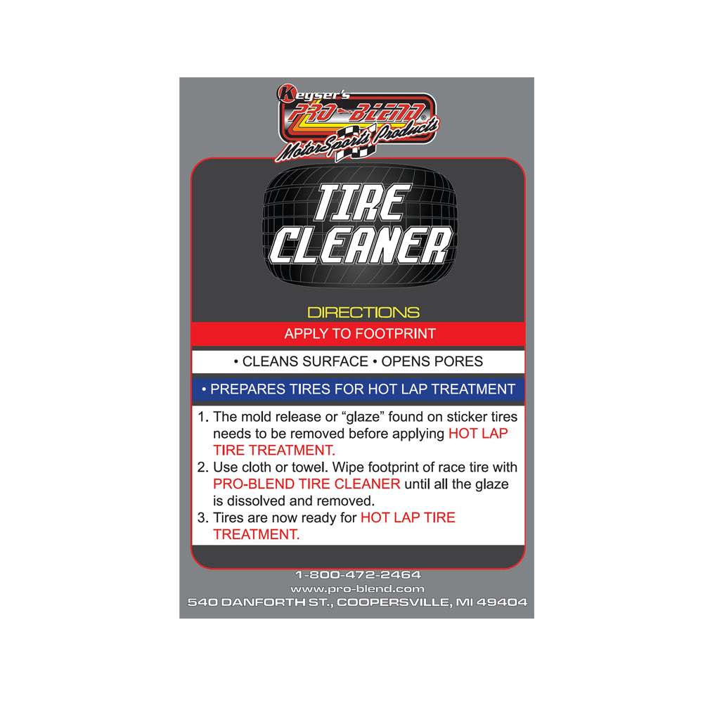 New! Keyser's Pro-Blend Tire Cleaner, Quart