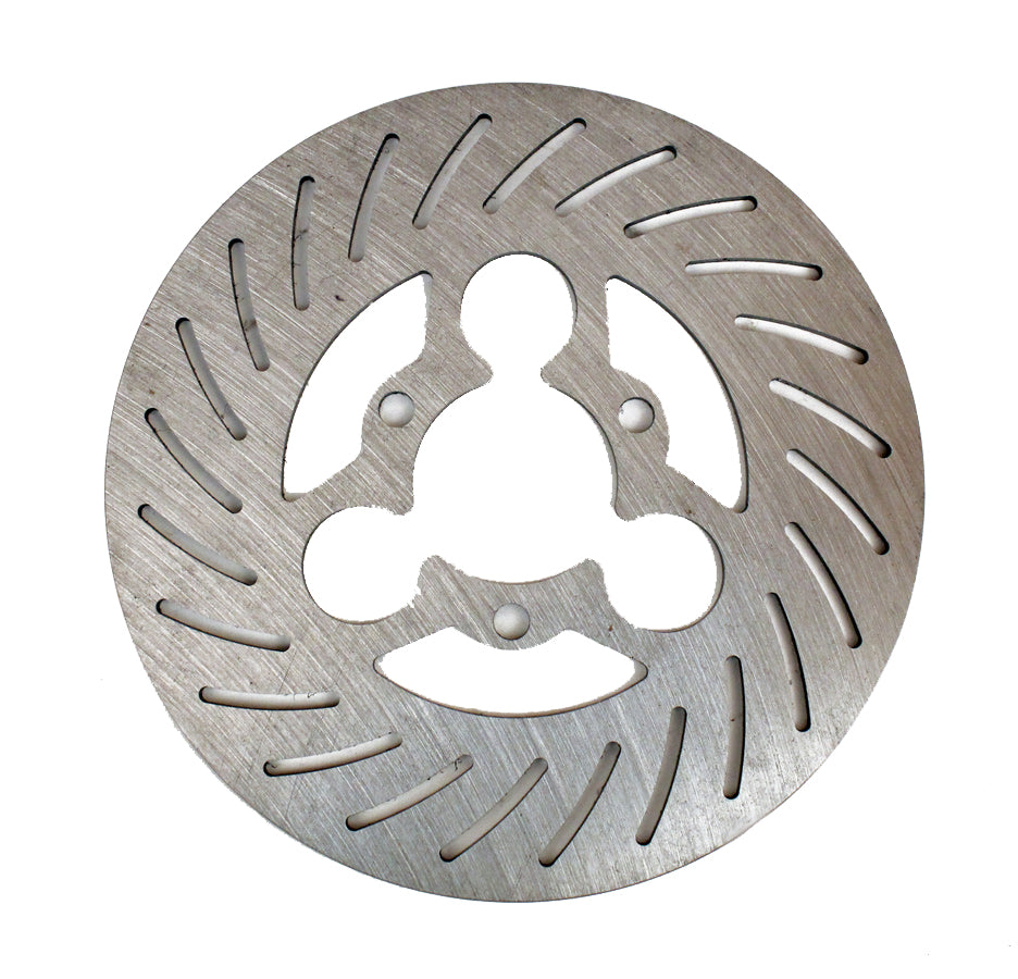 MCP 706 Flat Steel Brake Disc 7 1/8&quot; Diameter x 1/8&quot; Thick, Slotted