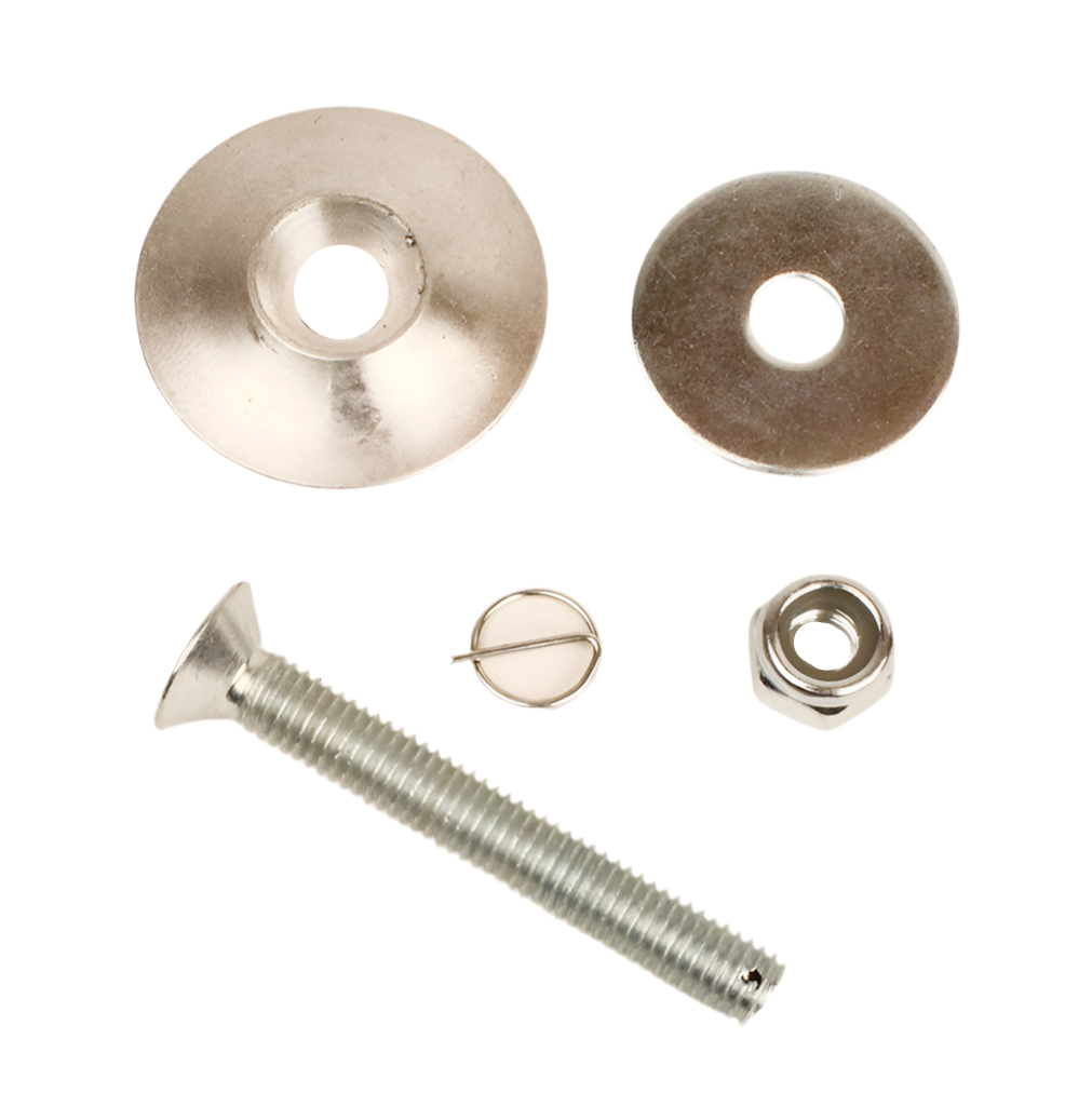 Rectangle Lead Weight Flat Head Drilled Bolt Kit with Clip