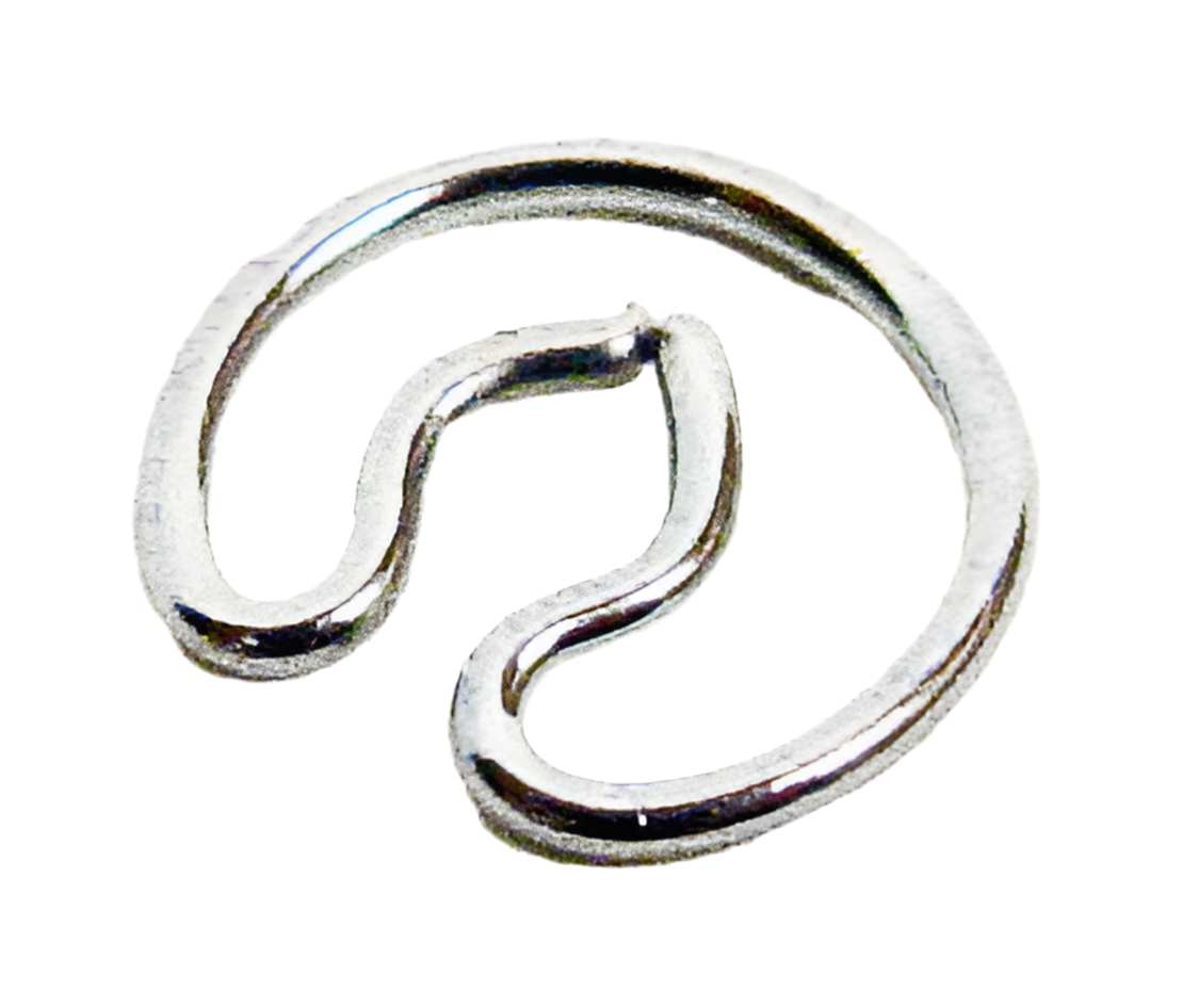 C Shaped Safety Spring Clip for Grooved Bolts
