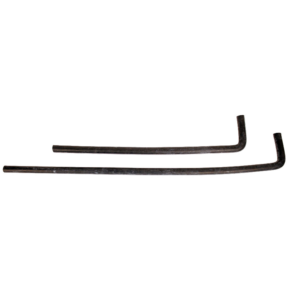 Engine Radiator Rubber Water Hose, 90 Degree End, Black
