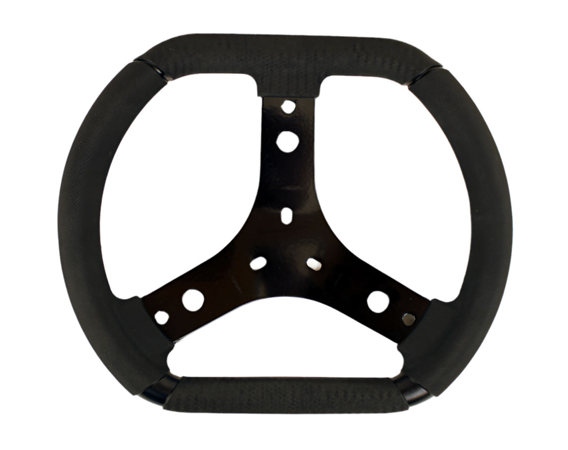 KG Karting "Faster" Flat Top Rubber Grip Steering Wheel