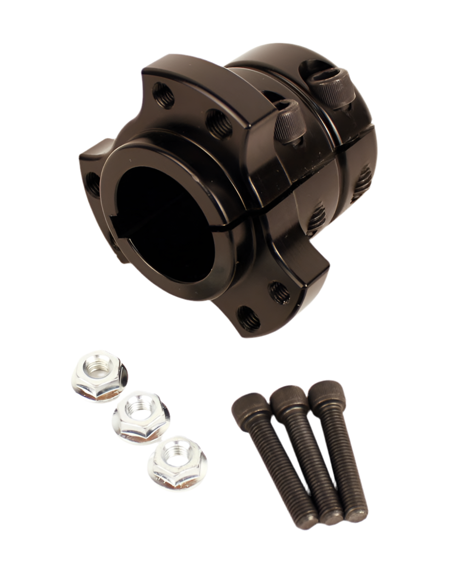 1 1/4" Extended Black Rear Wheel Hub, US Pattern