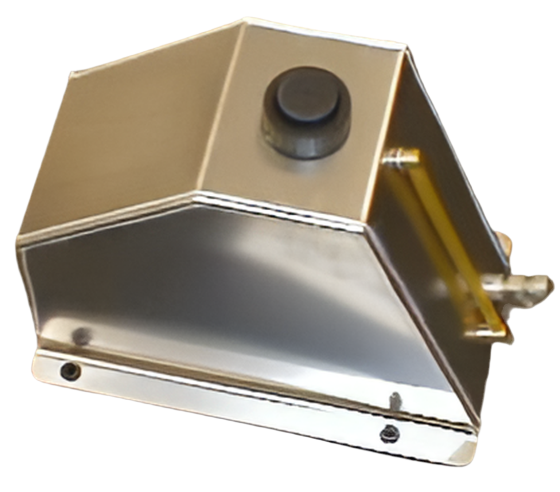 4 Quart LTO Aluminum Fuel Tank, Floor Tray Mounted