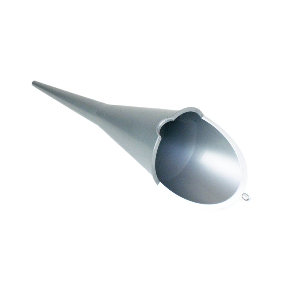 Plastic Fuel and Fluid Funnel, Gray