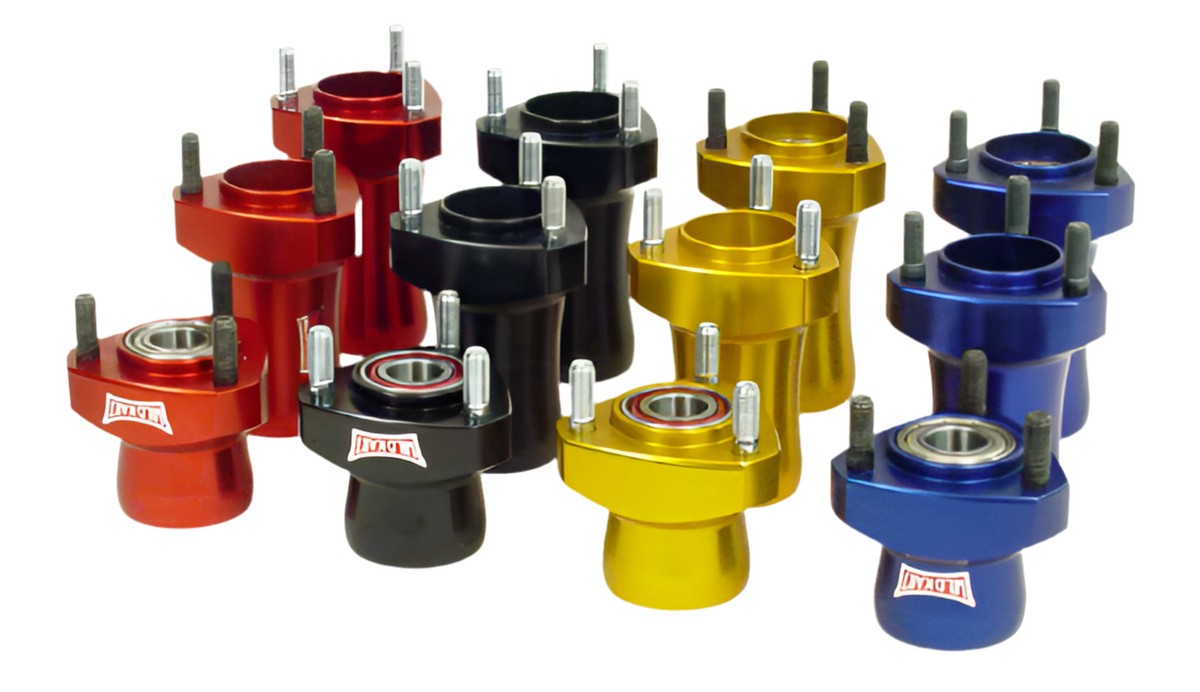 WildKart 17mm Bearings Aluminum Front Wheel Hub, Metric Pattern