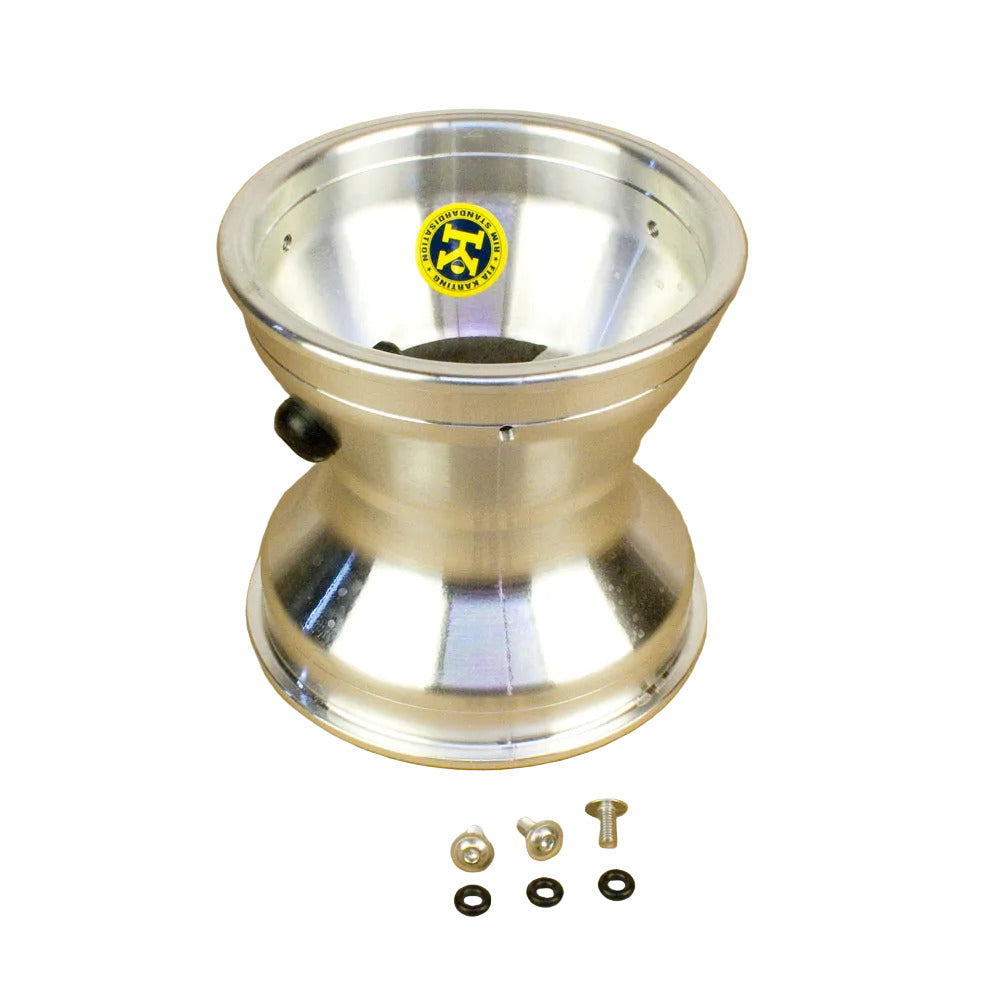 AMV 130mm x 5" Cast Aluminum Spoke Wheel, Bolt In Hub Style, Metric Pattern