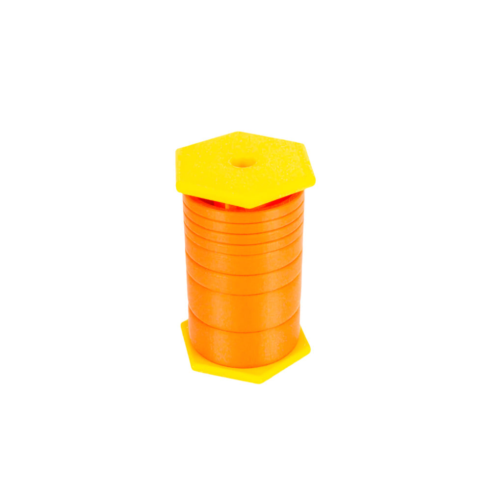 New! Comet 50mm Orange Plastic Wheel Hub Axle Spacer Kit