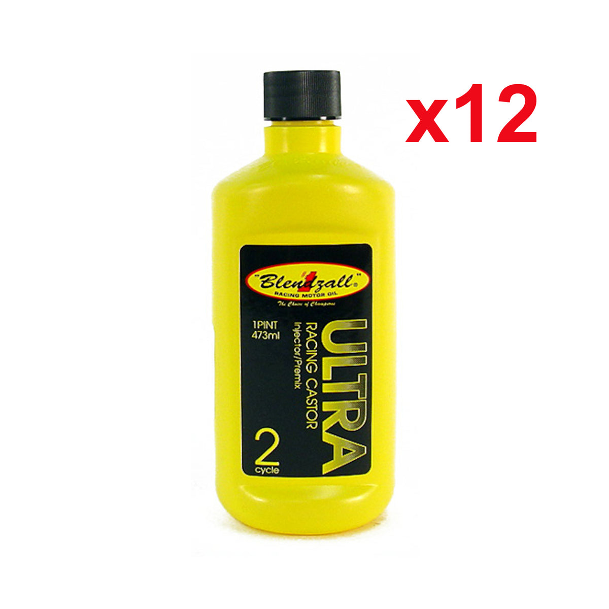 Blendzall 455 Ultra Two Cycle Castor Oil, Case of 12 Pints
