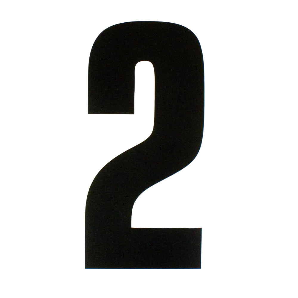 6" Block Style Kart Numbers