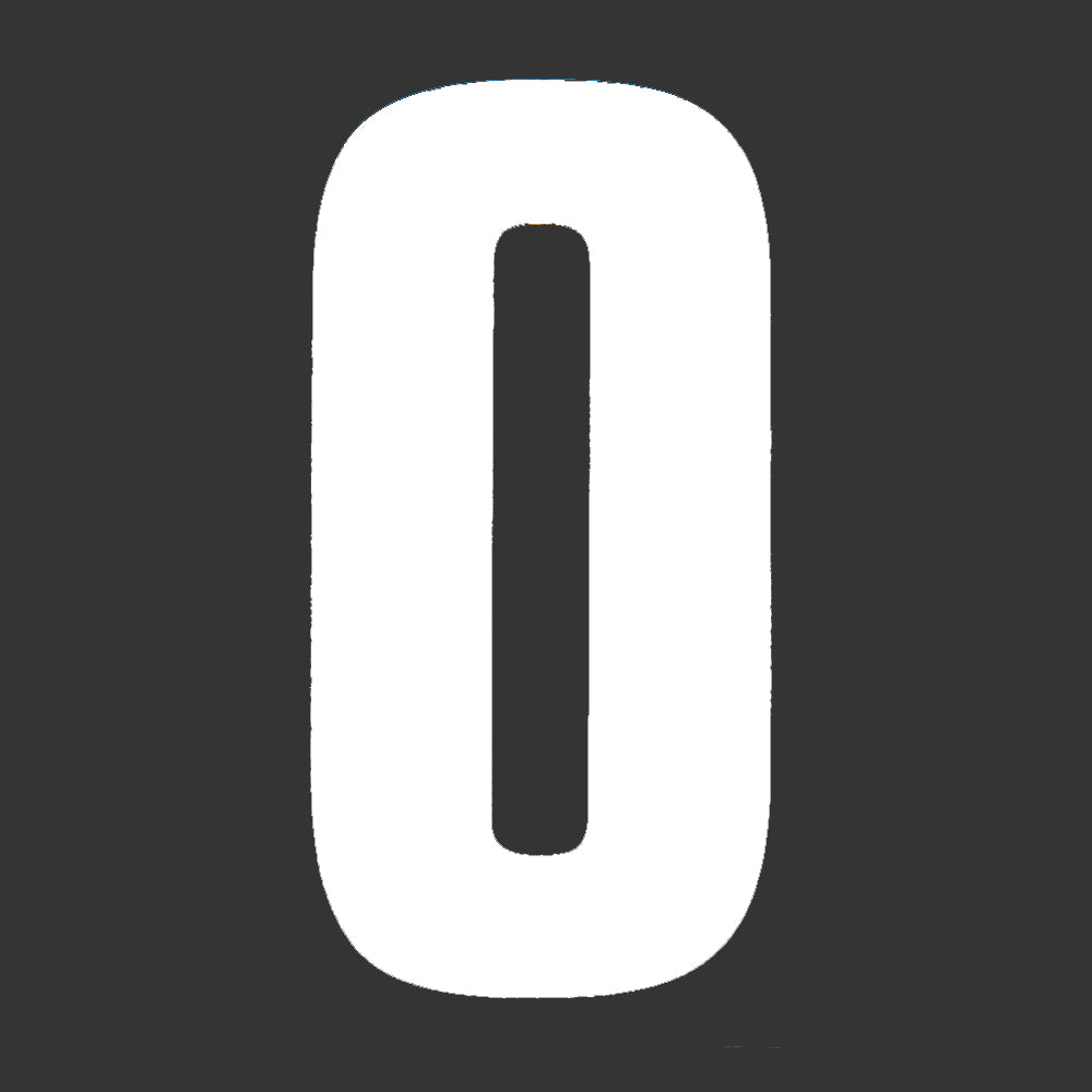 6" Block Style Kart Numbers