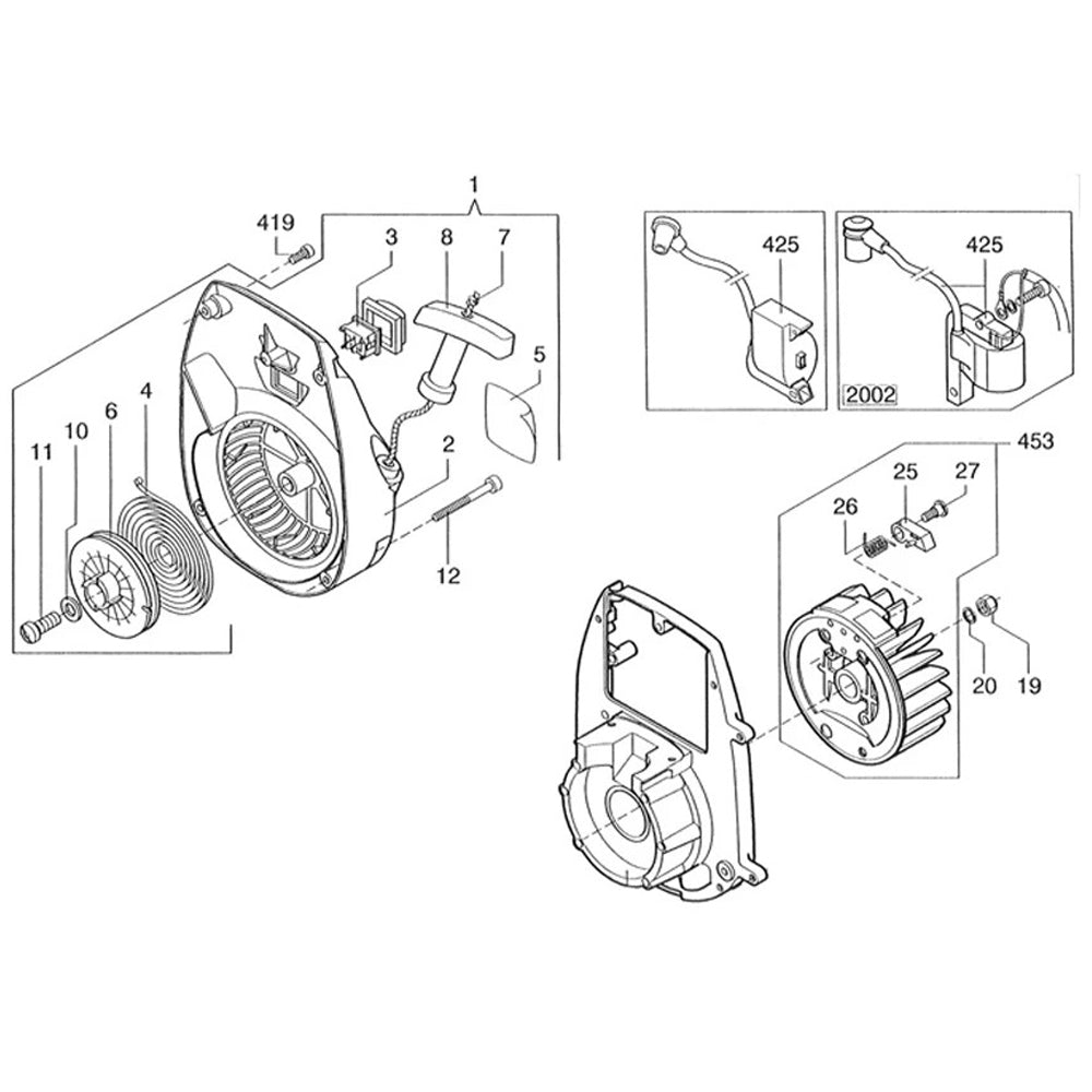 4. Comer C-51 Starter Recoil Spring