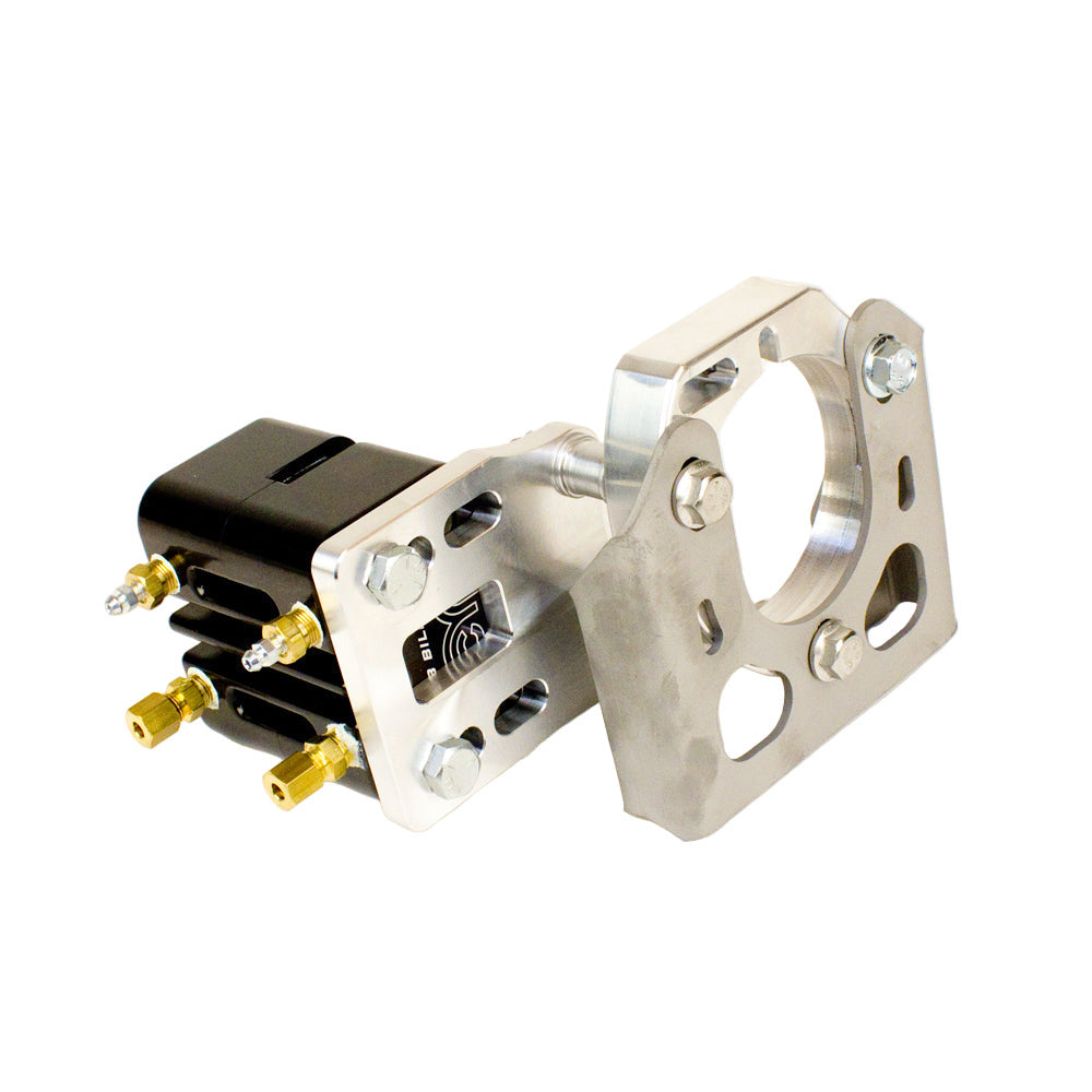 Eagle Kart Aluminum Brake Mounting Plate for MCP Rear Brake Caliper with (2) Aluminum Spacers, Fits 3 Bolt Pattern Cassette