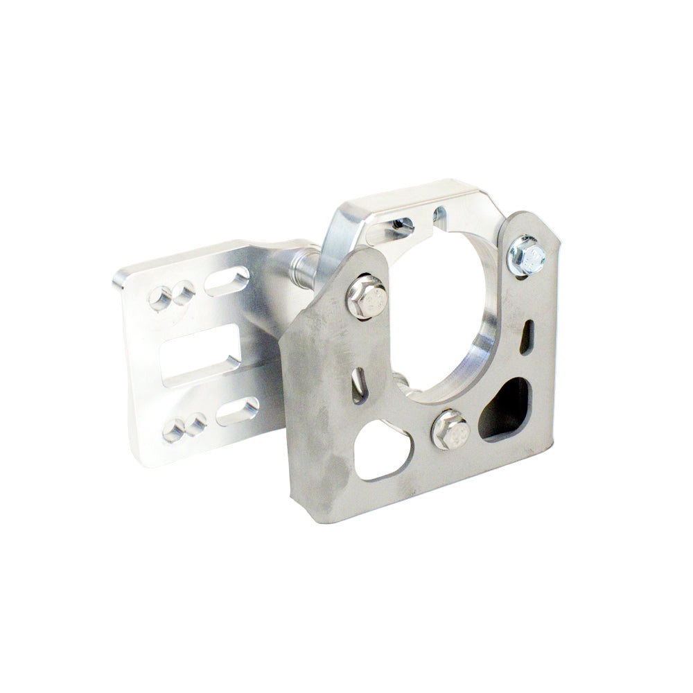 Eagle Kart Aluminum Brake Mounting Plate for MCP Rear Brake Caliper with (2) Aluminum Spacers, Fits 3 Bolt Pattern Cassette