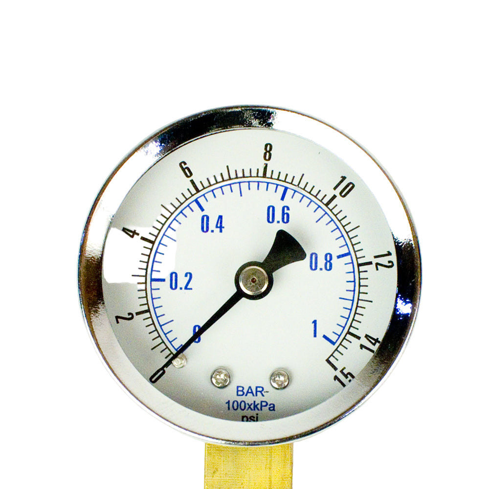 Carburetor Popoff Gauge 0-15 psi