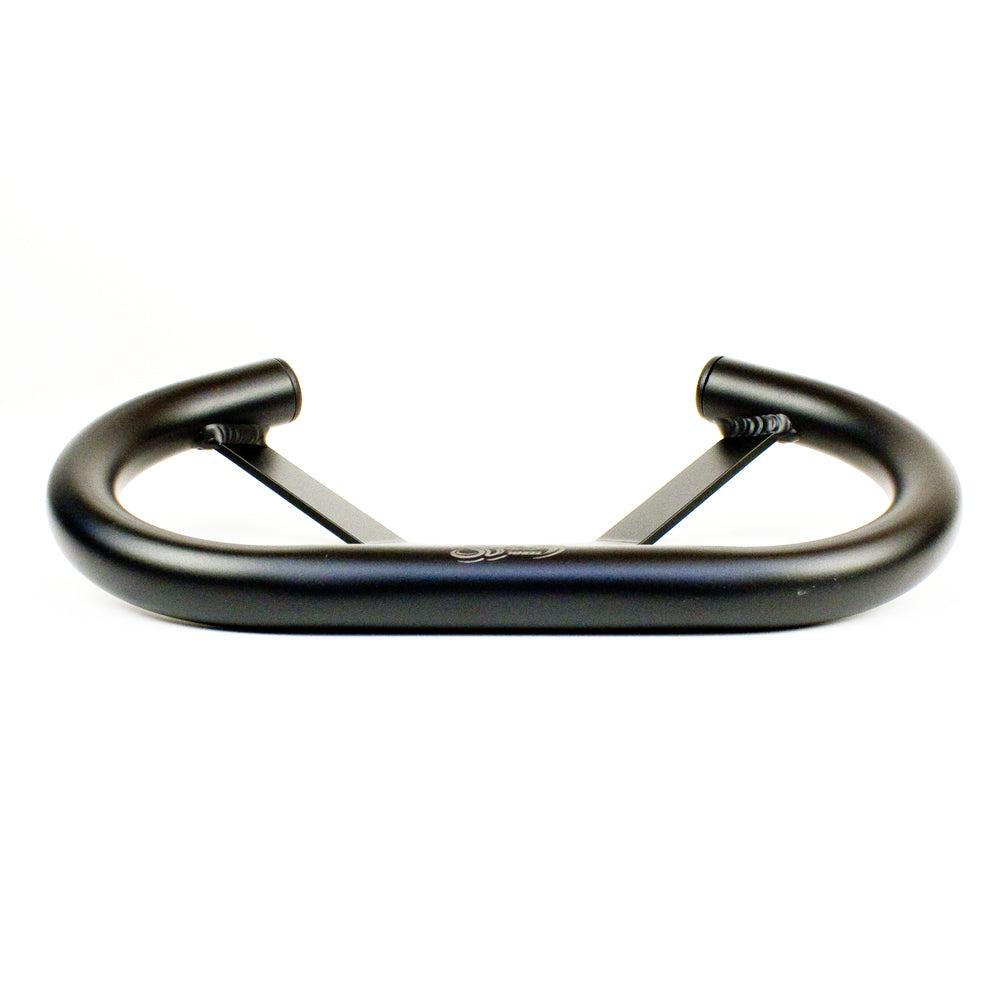 Black Cut Top 4 Spoke Aluminum Steering Wheel