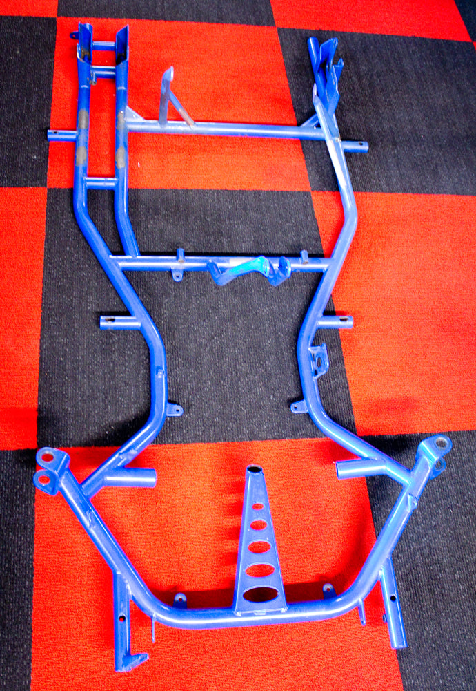 Used Eagle Kart Bare Frame Only, Blue, Sold As Is