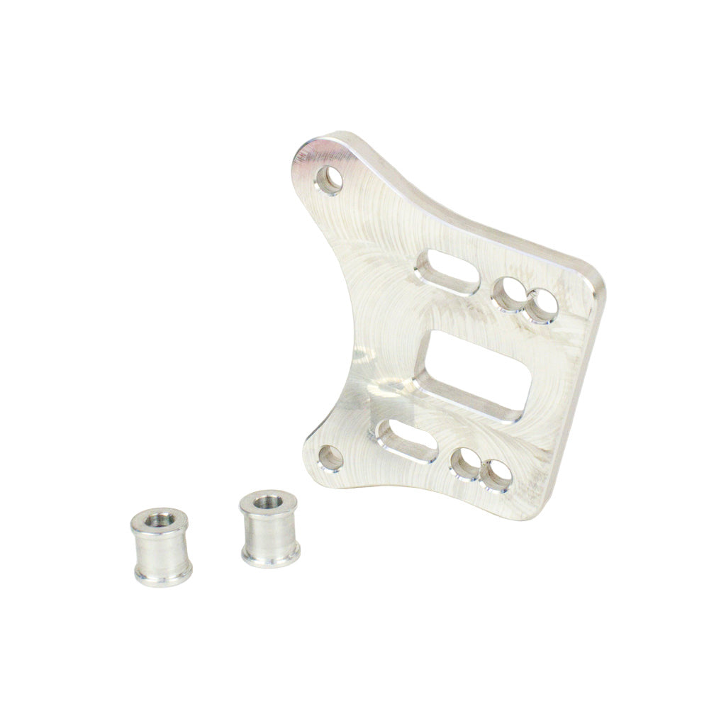 New! Aluminum MCP Brake Caliper Mounting Plate with (2) Aluminum Spacers for 4 Bolt European Cassette