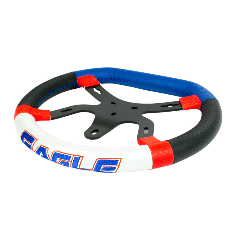 Eagle Kart KG M6 Steering Wheel with Integrated Gauge Mount