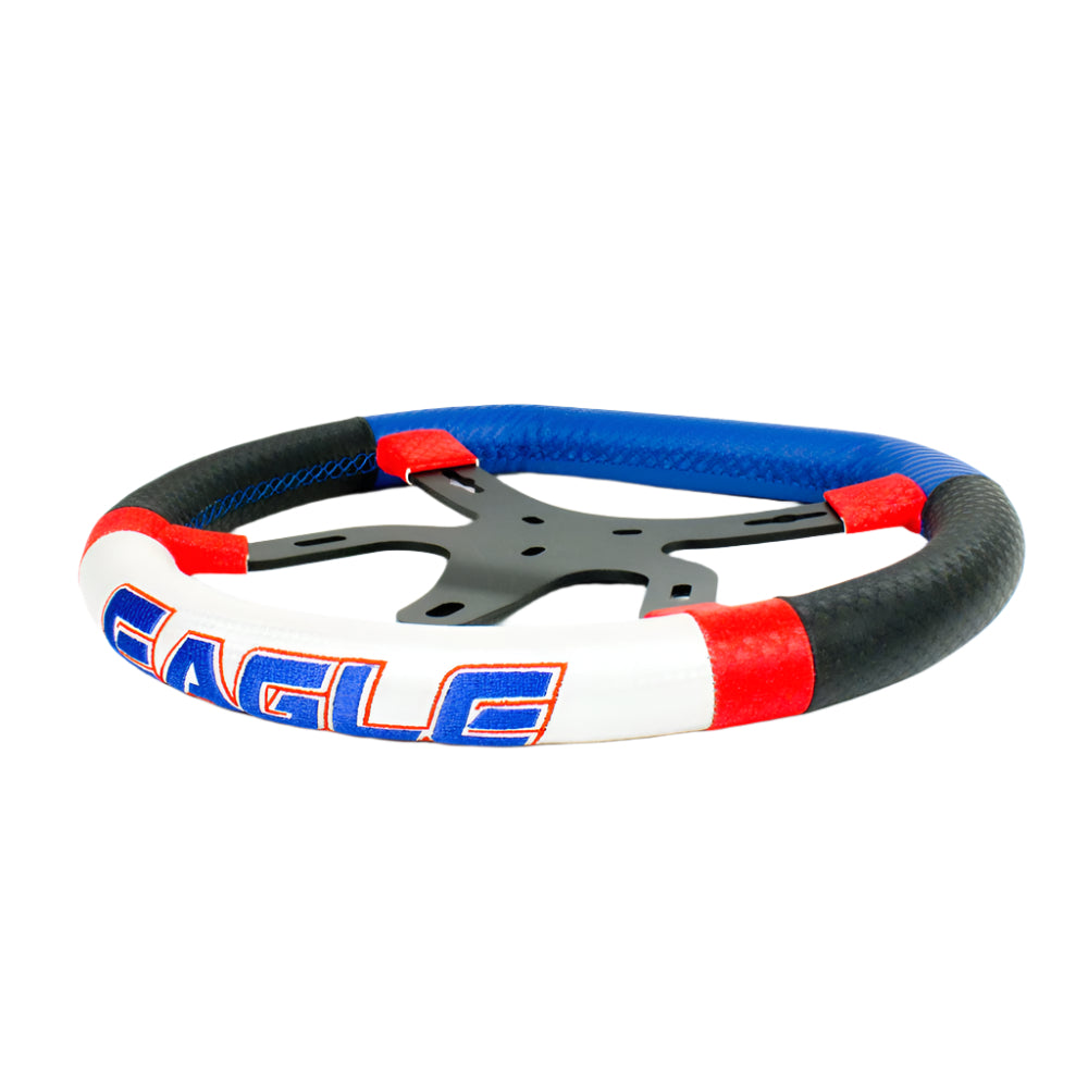 Eagle Kart KG M6 Steering Wheel with Integrated Gauge Mount