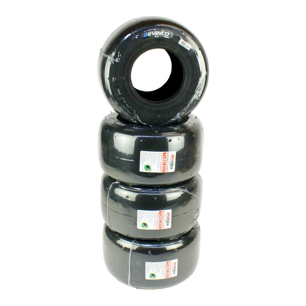 Evinco SKH2 Blue 4.60x5 Slick Kart Racing Tire Set (4 Tires)
