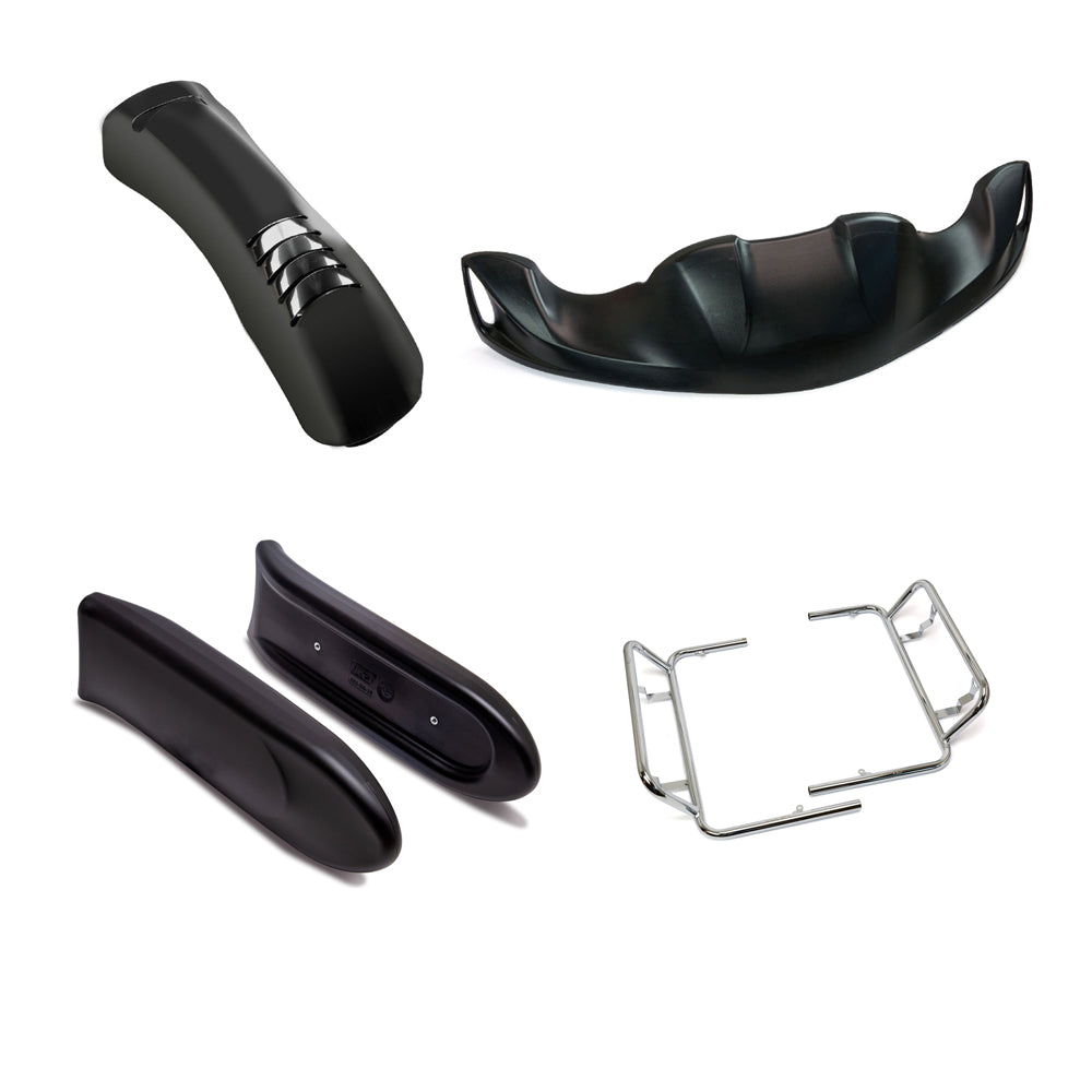 New! CIK KG 509 Complete Bodywork Kit with 507 Pods and 509 Driver Panel, Less Nose Hardware