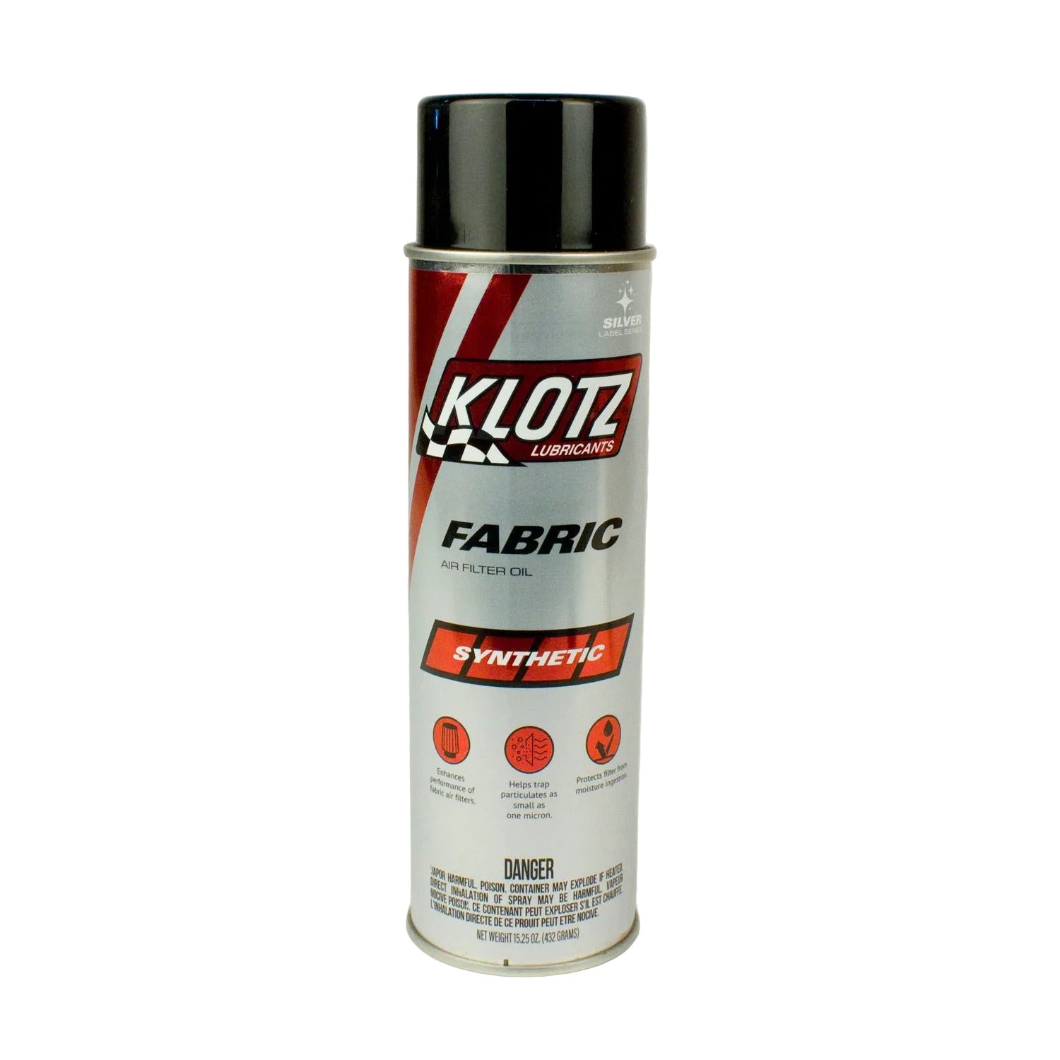 Klotz KL-607 Fabric Air Filter Oil, Case of 10 Bottles