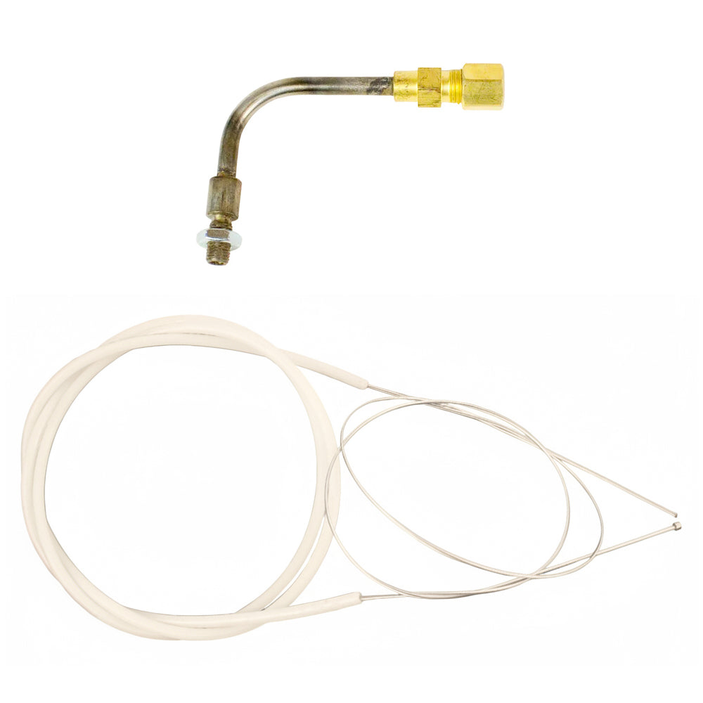 Direct Throttle Cable Guide with Fitting for Briggs 206 &amp; Animal Carburetor