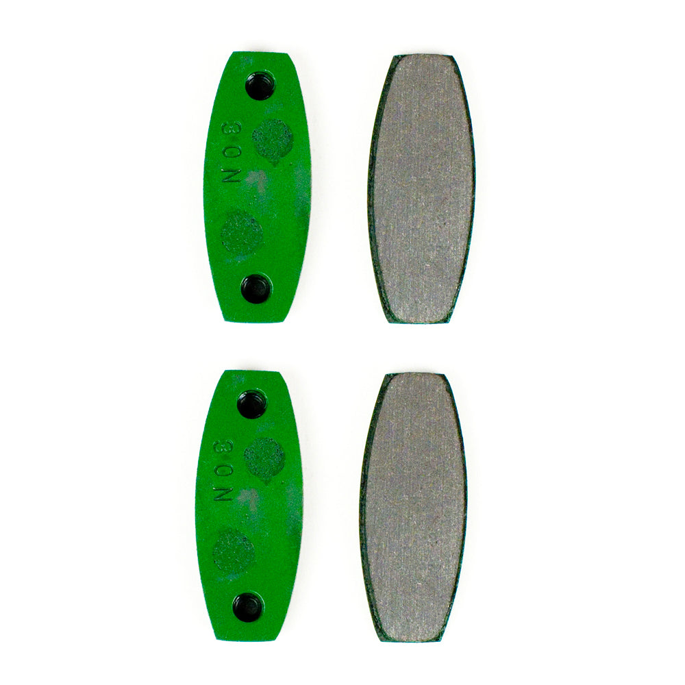 MCP 554LNA Green Brake Pads for Front Aluminum or Titanium Brake Disc, FOUR PADS