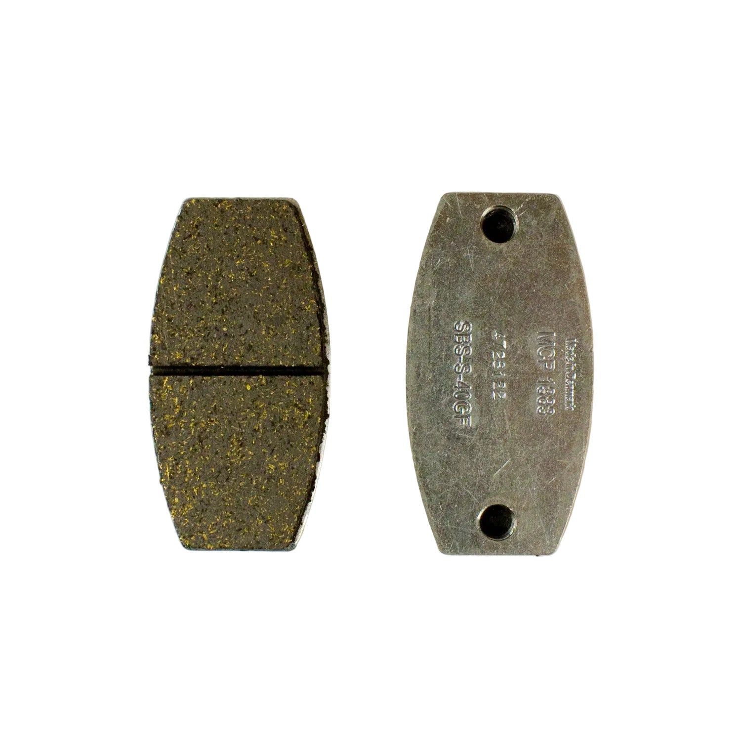 C. MCP 1383BN Rear Caliper Brake Pad Black, Pair