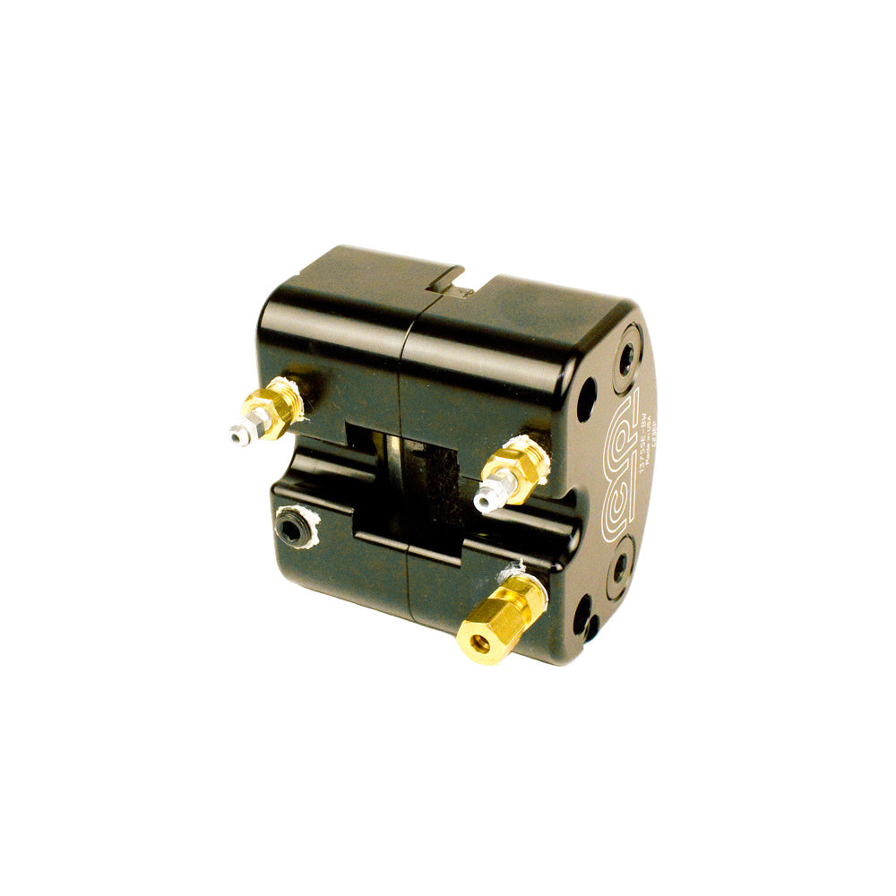 MCP 1375SE-BW Rear Black Brake Caliper with Pads, Single Line, Quick Pad Adjusters