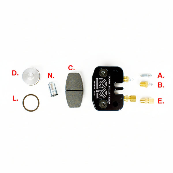 C. MCP 1383BN Rear Caliper Brake Pad Black, Pair - Shop Karting Parts ...