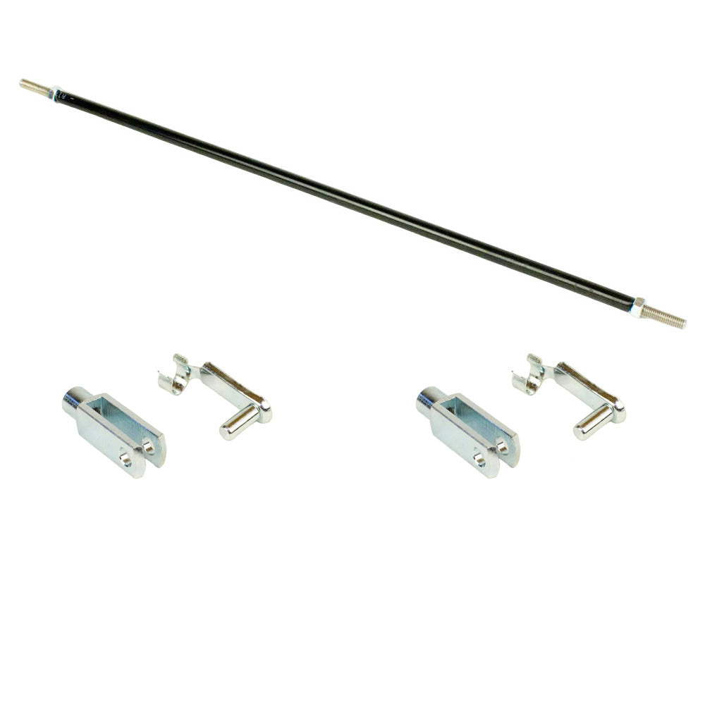Metric Brake Rod 6mm All Thread with Black Plastic Covering